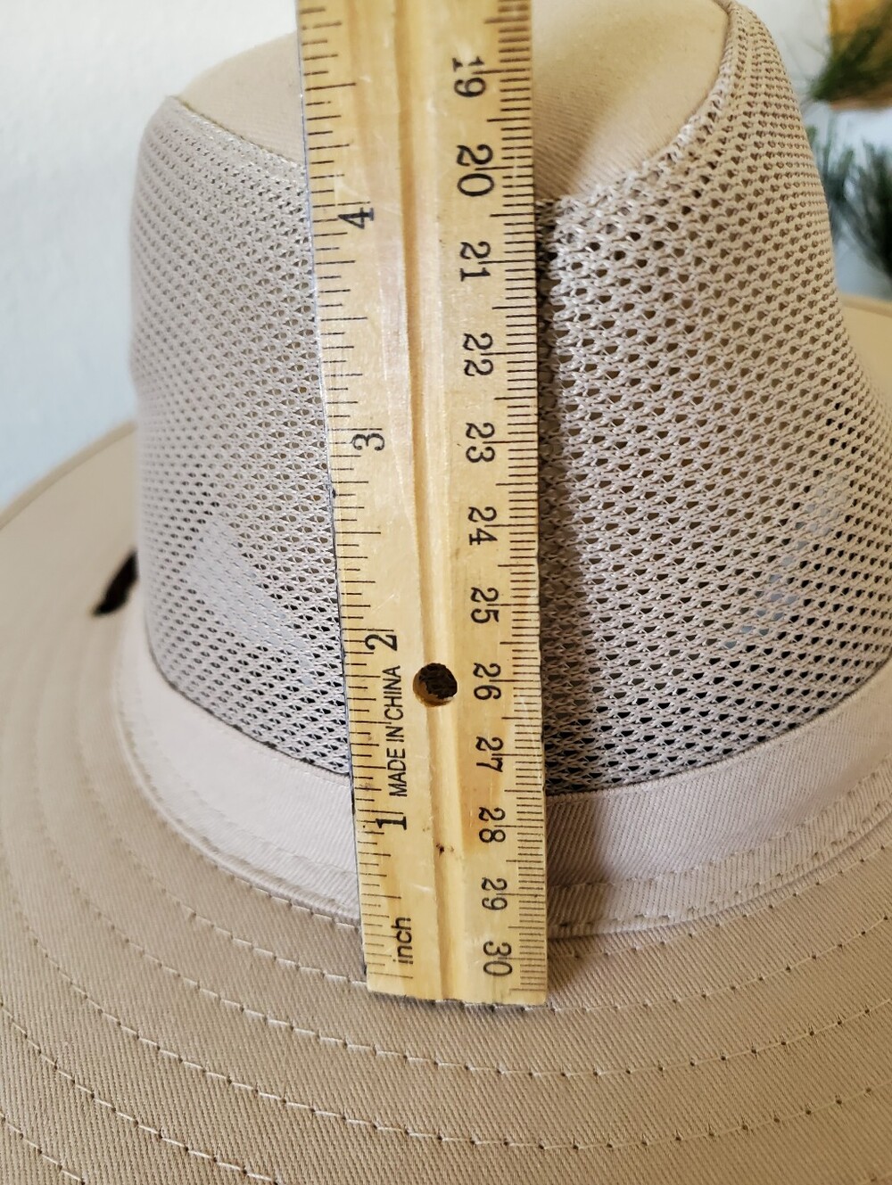 Goldcoast Sunwear Stream Tan Mesh Safari Outback Wide Brim Sun Hat Unisex - Picture 7 of 12
